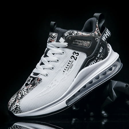 

Men s Shock-absorption Running Air Cushion Shoes Breathable Mesh Sneakers Big Size