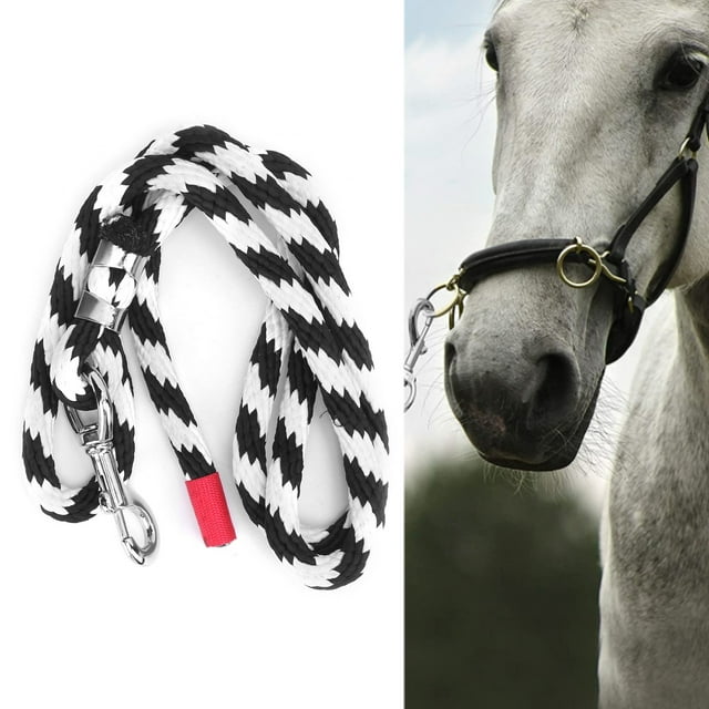 Horse Rope, Strong Braid Rope Slip Proof Snap Hook Rope Leash Dog Training Leash No Pull Training Leashes For Horse Large Dog