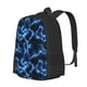 thumbnail image 1 of Fotbe Blue Lightning Mochila para Hombre y Mujer - Tela Oxford 600D Resistente - Mochila Impermeable de Gran Capacidad para Escuela, Viajes y Senderismo, 1 of 6