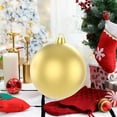 thumbnail image 1 of Bolas De Navidad De Plástico Adorno navideño esférico dorado de plástico irrompible de 15 cm para decoración interior y exterior (1 unidad) Rkxzt, 1 of 9