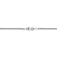 thumbnail image 4 of 10K White Gold 1.84mm Diamond Cut Quadruple Rope Chain 24 Inch, 4 of 6