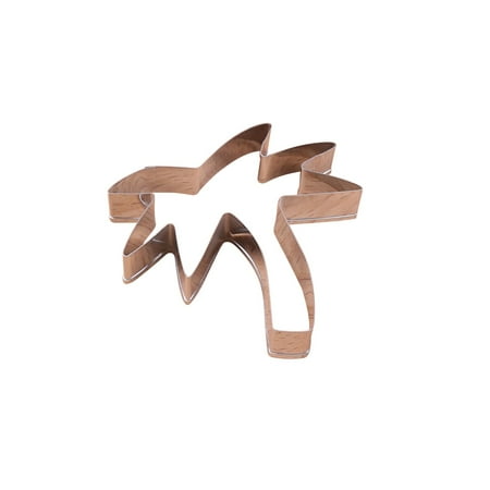 

Njspdjh Kitchen Gadgets Stainless Steel Mould Beach Style Coconut Tree Shape Cutting Mould Dessert Mould Fondant Cake Soft Clay Tool