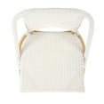 thumbnail image 2 of Butler Specialty Tenor Glossy White Rattan Dining Chair, 2 of 9