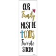 thumbnail image 1 of LPG Creative 03345 17 x 5.5 X.5 Po Notre Plaque Murale Famille-Sitcom, 1 of 1