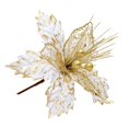 thumbnail image 3 of Flor de Navidad artificial BLESIY Decoración del hogar Adorno de Navidad Corona de brillo, 3 of 8