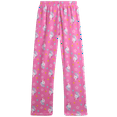 thumbnail image 6 of Angel Face Girls Pajama Pants - 4 Pack Micropolar Plush Fleece Girls Pajamas PJs Sleep Pants (4-16), 6 of 7