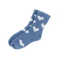 thumbnail image 2 of CTM  Hearts Soft and Cozy Lounge Socks by Wootie (1 Pair) (Women), 2 of 5