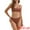 Dark Red, variant on Women's 2 Piece Adjustable Spaghetti Straps Bikini Sets XL Black
