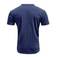 thumbnail image 4 of fatyb Mens V Neck Corduroy T Shirts Short Sleeve Casual Tshirts Solid Color Pullover Summer Tee Tops, 4 of 7