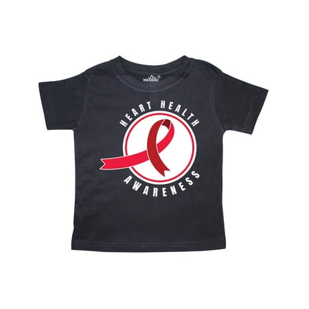 

Inktastic Heart Health Awareness Red Ribbon in Circle Gift Toddler Boy or Toddler Girl T-Shirt