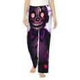 thumbnail image 2 of Lsque Five Nights At Freddy'S Print Women's Pajama Pants, Lounge Pant - Comfortable Home Wear,Elastic Waistband, Stylish Design-Small, 2 of 9