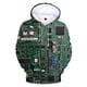 thumbnail image 3 of Sudadera con capucha con estampado de placa de circuito 3D Flipper Zero Hacker, sudadera con capucha gráfica, suéteres de moda para niños, ropa Harajuku para hombres, sudaderas con capucha, 3 of 5