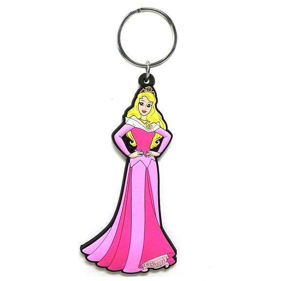 Aurora Sleeping Beauty Soft Touch PVC Keychain