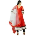 thumbnail image 6 of Atasi Womens Readymade Red Net Salwaar Kameez with Designer Dupatta, 6 of 6