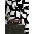 thumbnail image 3 of NextWall Ebony Organic Geometric Peel and Stick Wallpaper - 20.9 in. W x18 ft. L Roll, 3 of 7