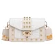 thumbnail image 3 of Bolsos cruzados de moda para mujer, bolso de hombro ancho de charol con remaches, bolso de mujer de tendencia con lentejuelas, bolso cuadrado pequeño multicapa para mujer, 3 of 5