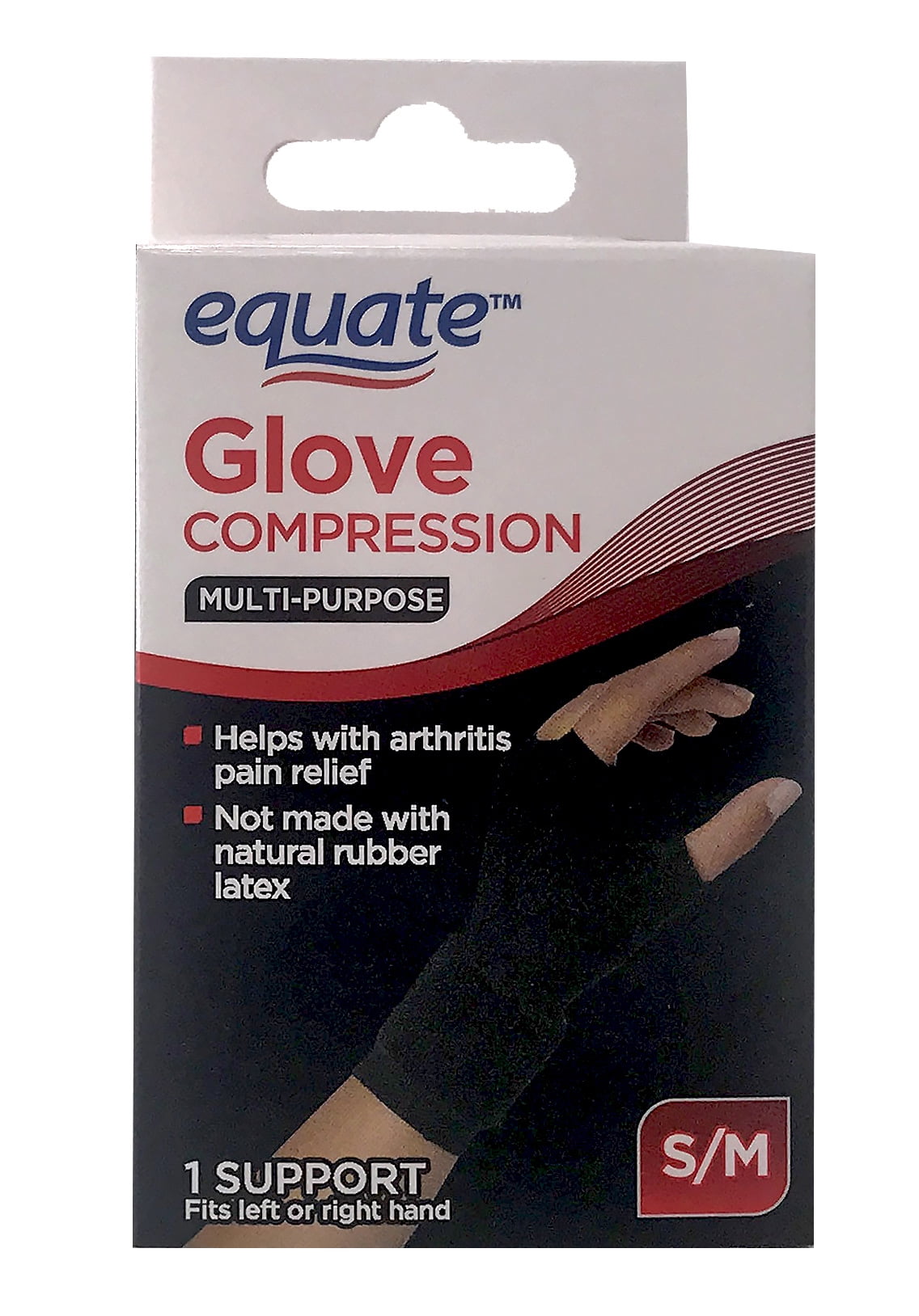 Equate MultiPurpose Compression Glove, S/M