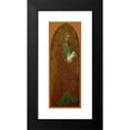 thumbnail image 2 of Andrea di Bonaiuto 8x14 Black Modern Framed Museum Art Print Titled - Saint Agnes (1363-1367), 2 of 5