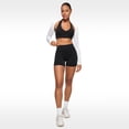 thumbnail image 4 of Top INGIA Halter Longline Acolchado con Espalda Baja para Yoga Negro XS, 4 of 5