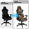thumbnail image 6 of SCRAWLGOD Camo Hunting Print Gaming Chair Cover with Armrest Covers Stretchable Universal Furniture Protector Anti Dust Anti Scratch Computer Chair Slipcover, 6 of 9