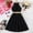 NEW Black, variant on WSMEA Summer Dresses for Girls Solid Color Hanging Neck Waist Outwear Sun Dress