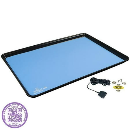 

Desco 66326 Statfree UC2 Dual Layer Rubber - Sky Blue- 16 x 24 in.- Clean Pack
