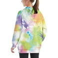 thumbnail image 4 of Besolor Kids Pullover Hooded Sweatshirt Tops Boys Girls Tie-Dyed Long Sleeve Hoodies Casual Loose Fall Outfits 4-14 Years, 4 of 6