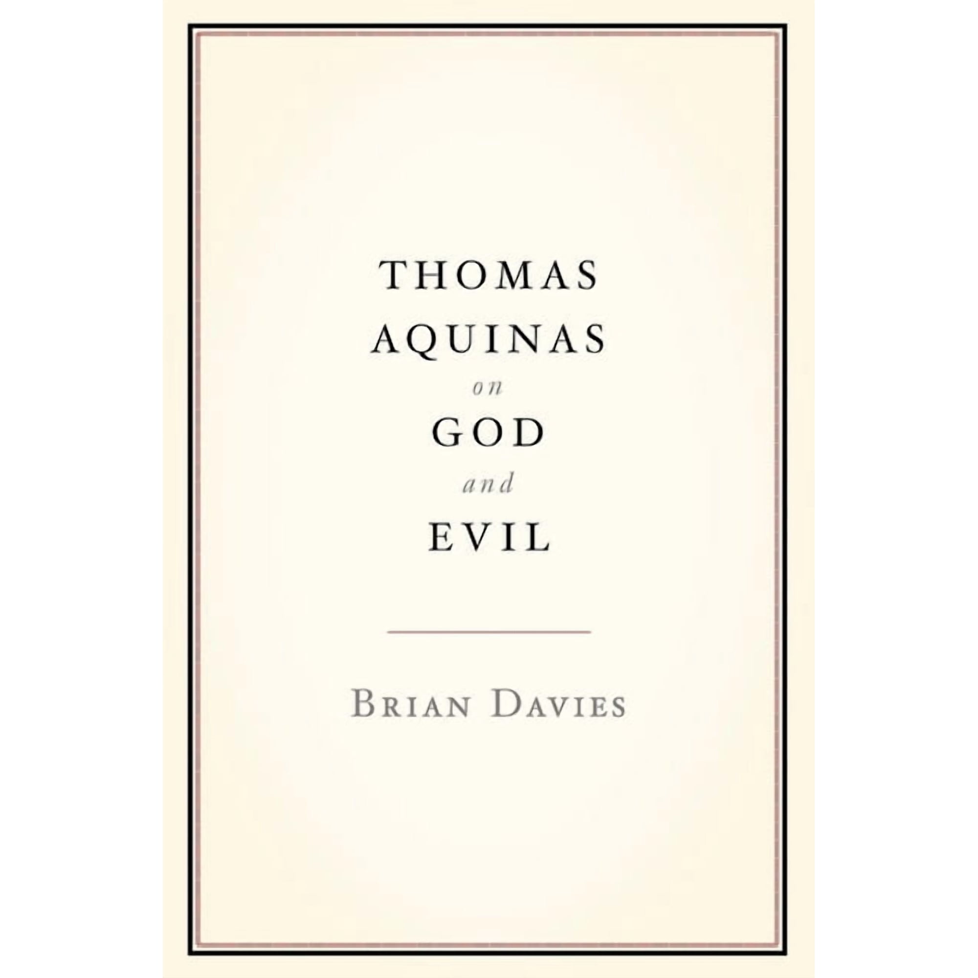 Thomas Aquinas on God and Evil (Paperback)