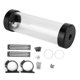thumbnail image 1 of Computer Water Tank Cylindrical PC Cooling System 3‑Hole POM Cover Built‑in Defoamer, 1 of 5