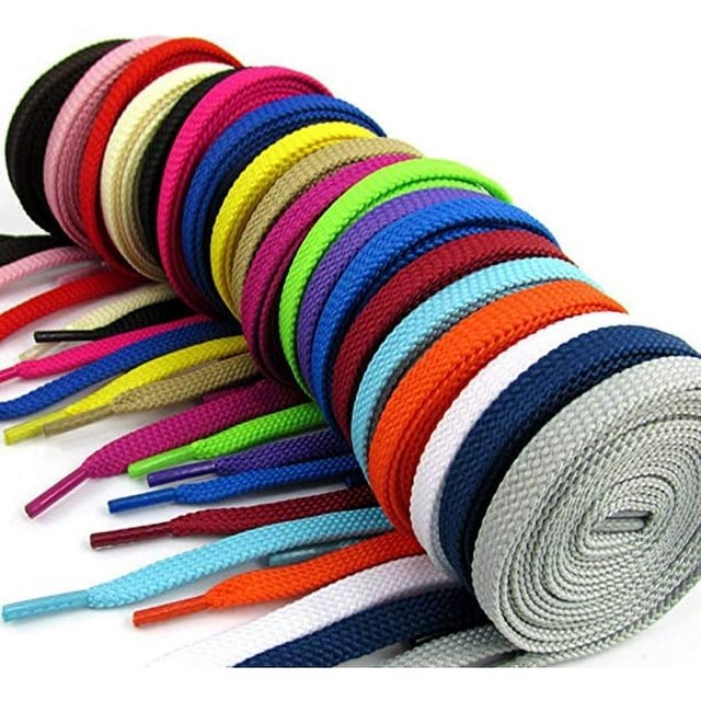 20 pares de cordones planos de colores para zapatillas, zapatos de skate, botas y zapatos deportivos (color aleatorio), 80 cm Sailing Electrónica