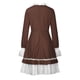 thumbnail image 4 of Vestidos Para Mujer Vestidos Casuales Estilo Retro Lindo Encaje Manga Larga Bowtie Cosplay Disfraces Vestido de Fiesta Con Lazo Odeerbi ODB135643, 4 of 7