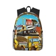 thumbnail image 1 of Lsque Different Construction Site Vehicles Classic Casual Backpack - Large Capacity Water-Resistant Backpack for School, Work, Travel, and Outdoor Activities, 1 of 6