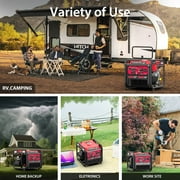 PowerSmart 4400W Inverter Generator, Gas Powered, CO Detect, Home Backup & Outdoor Use, 62 lbs, EPA Certified