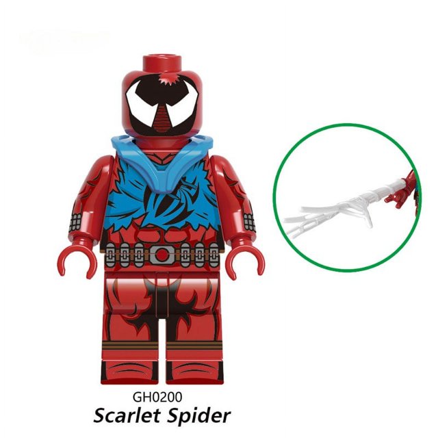A Través De La Araña-Verso Sentido Ilimitado Noir Spinneret Espectáculo Super Héroes Personaje Acción Mini Bloques De Construcción Figura Juguetes Niños Regalo