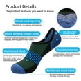thumbnail image 2 of Hehanda 6 Pairs of Men's Breathable Cotton Boat Socks Silicone Non-Slip Short Socks, 2 of 6