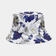 thumbnail image 3 of Siminsem 3D Printed Tie Dye Bucket Hat Under $8 Unisex Reversible Double Basin Fishing Sun Hat for Men Women Outdoor Beach Visor, 3 of 3