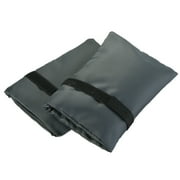 Uxcell 7.9"x5.5" 210D Oxford Fabric Outdoor Water Faucet Cover Socks Protector Dark Gray 2 Pack