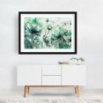 thumbnail image 2 of Whimsical Green Spring Meadow  - Painting Floral Flowers Botanical Abstract Nature Pastel Black Framed Wall Art Print 24 x 36 inches, 2 of 4