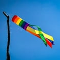 thumbnail image 3 of In the Breeze 4847 — Rainbow Column Value Windsock, 33-Inch — Colorful Outdoor Hanging Decoration, 3 of 4