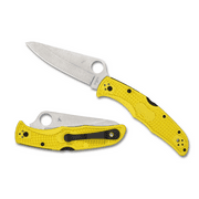 Spyderco Pacific Salt 2 Lockback Knife Bright Yellow FRN H-1 Stainless C91PYL2