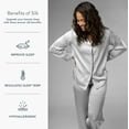thumbnail image 4 of Fishers Finery Women's 100% Pure Mulberry Silk Long Pajama Set with Gift Box (Pink, XL), 4 of 4