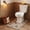 Khaki_Hot#1333, variant on U-Shaped Toilet Floor Mat, Absorbent Quick-Dry Diatomaceous Earth Bathroom Rug with Non-Slip Design