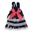 thumbnail image 1 of Bowknot Decor Pet Dress Lace Edge Sling, Summer Small Dog Princess Cosplay Costume - for Party, 1 of 8