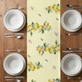 thumbnail image 6 of Lemons Cats Table Runner - 108 Inch Long, Kitchen Dining Table Runner Dresser Scarves, Summer Rustic Botanical Fruits Yellow Farmhouse Decor for Coffee Tables Wedding Party Banquet, 6 of 8