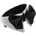 thumbnail image 1 of Pajarita para perro Collar de perro de boda Collar para mascotas Pajarita ajustable Pajarita adecuada para perros grandes 55.8-63.5 Cm Feliz Sencillez, 1 of 1