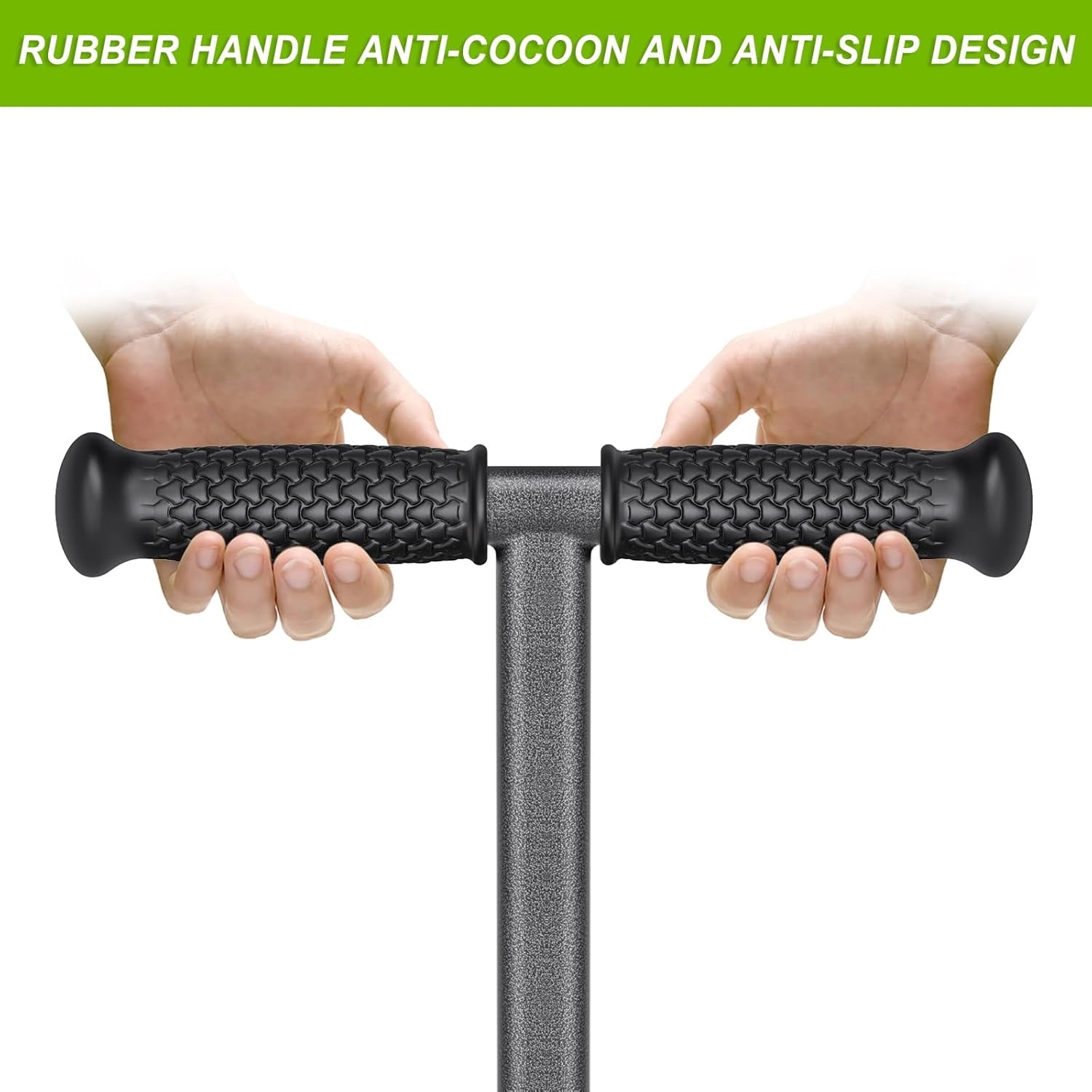 Lawn Coring Aerator, Stainless Steel 4 Corer Plug Aerator Tool with Soft Rubber Grip, Manual Grass Aerating Tool, Garden Tool & Cleaning Hand Tool for Loosening Soil and Improving Lawn Health