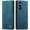 Blue, variant on QLTYPRI Case for Samsung Galaxy S24 Plus, Vintage PU Leather Wallet Case Card Slot Kickstand Magnetic Closure Shockproof Flip Folio Case Cover for Samsung Galaxy S24 Plus - Brown