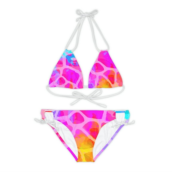 Strappy Bikini Set (AOP)