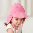 thumbnail image 4 of Baby Flap Sun Hat Breathable Kids Beach Cap with Wide Brim Sun Protection Hat, 4 of 8