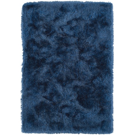 Berkley Bold Area Rug IA100 Navy Shag Plush 9' x 13' Rectangle